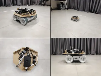 Robot recognition using a 360-degree vision module for swarm robots